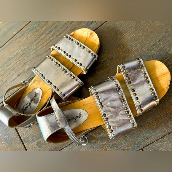 Free people sandals silver - Picture 4 of 4